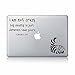The Cheshire Cat Quote I Am Not Crazy Alice in Wonderland Alice's Adventures In Wonderland-Apple Macbook Laptop Vinyl Sticker Decal