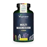Vegavero Magnesio Complex | 375 mg de Magnesio | Citrato | Bisglicinato