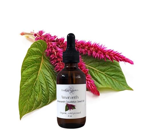 Amaranth Seed Oil Organic Cold Pressed Unrefined Natural 2 Fl Oz