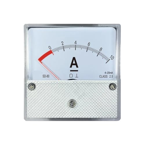 Amperímetro de entrada SD80 analógico 4-20mA para corriente continua 4