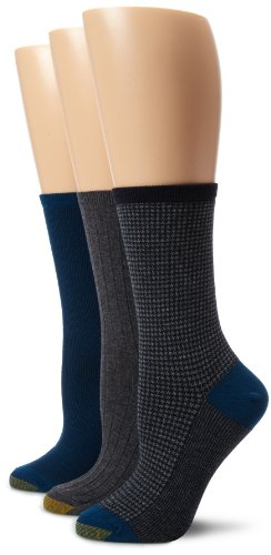 Gold Toe Women's Hounds Tooth 3 Pair Fashion Pack