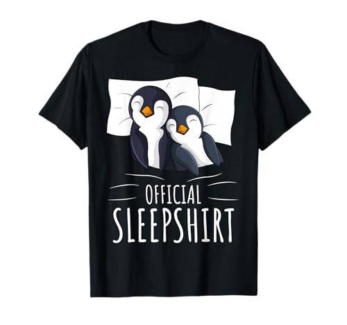Funny Penguin Apparel Gift Ideas Sleeping Penguin Lover Napping Official Sleepshirt T-Shirt