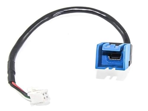 Car Audio Input Media Data Wire Mini USB to 4Pin Cable Adapter Compatible with Nissan Ford Jeep Chevrolet Series USB Transfer