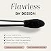 HALEYS Crease Eyeshadow Brush, Medium Fluffy Tapered Brush, Soft, Easy Blending Makeup Tool, Seamless, Multi-tasking Makeup Brush for Cream and Powder, High-end Synthetic Bristles, Vegan + CF