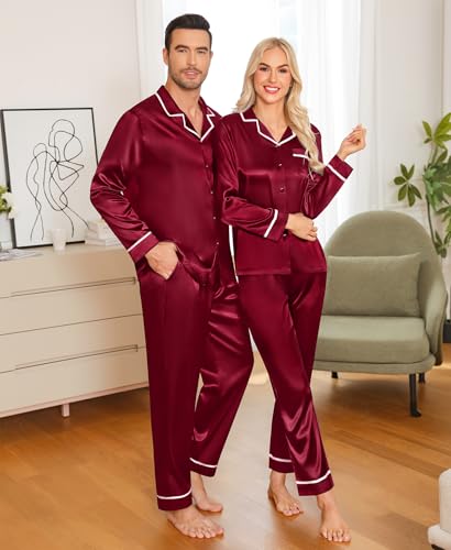 SWOMOG Family Matching Pyjamas Sets 2 Pcs Pj Set Long Sleeve Sleepwear2