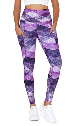 ODODOS Women's High Waisted Yoga Leggings with Pockets, Tummy Con...