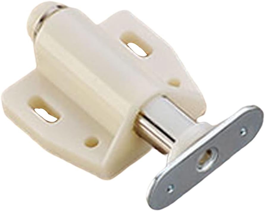 Push-to-Open Door Catch Cupboard Latch Latches Open Magnets ABS Drawer Touch Cabinet Magnet Catches Pack of 3(66mmx34mm)
