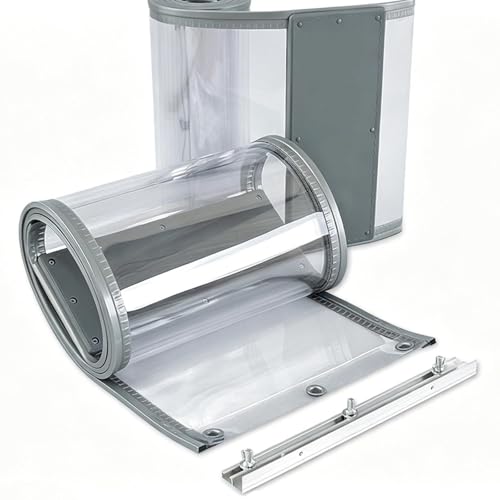 MTHGH Rideau À Lanière PVC Transparent Rideau De Porte Laniere Plastique Rideaux À Lamelles Verticales Rideau Exterieur Porte Anti Chaleur...