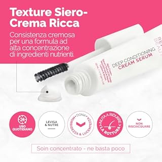 RB RENATA BEAUTY Siero-Crema Nutriente Ciglia e Sopracciglia – Trattamento Riparatore & Idratante – Conditioning Profondo – Cura Quotidiana & Post-Trattamenti – 10 ml
