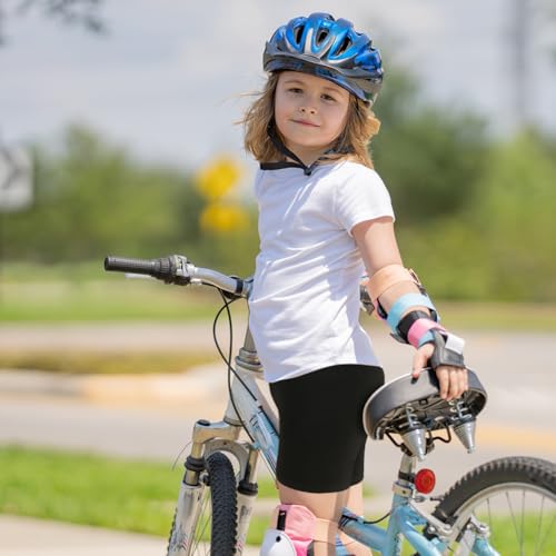 AOOWU Mädchen Gymnastik Turn Shorts, Sport Gym Dance Ballett Shorts, Mädchen Radlerhose, Unter Rock Unterhosen, Baumwolle, 3 Paar(160cm)