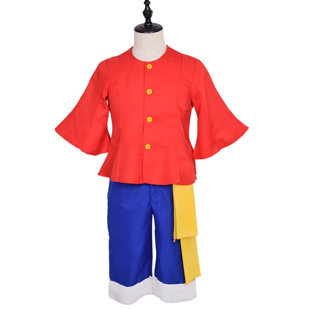 Luffy Second Generation Costume One Piece Cosplay Costume Anime Costume for Adults