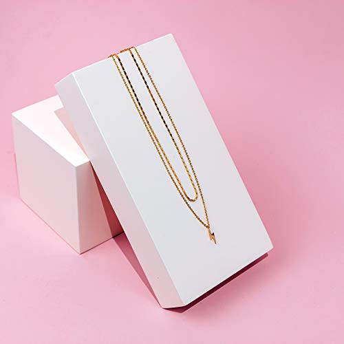 PAVOI 14K Gold Plated Lightning Bolt Pendant Layering Necklace Women by PAVOI - Used condition - Image 4