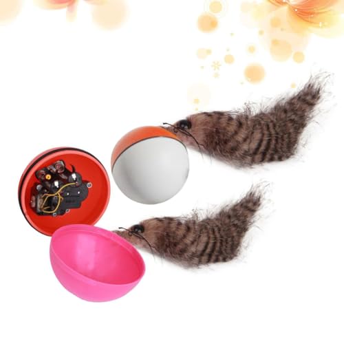 Balones electricos de juguete interactivo para comadreja 2pcs 7