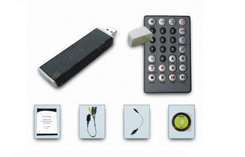 SABRENT - Sabrent TV-USBST Mini Stick USB 2.0 TV Tuner Videoaufnahme mit Fernbedienung
