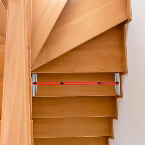 Shurzzesj Solid Stair Tread Gauge - Stair Tread Jig for Accurately Measuring | Sturdy Stair Template Measuring Tool for Layout Shelf, Drywall and Partitions - Image 2