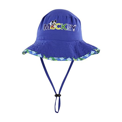 Disney Minnie and Mickey Girls and Boys Sun Boonie Hat - 100% Cotton
