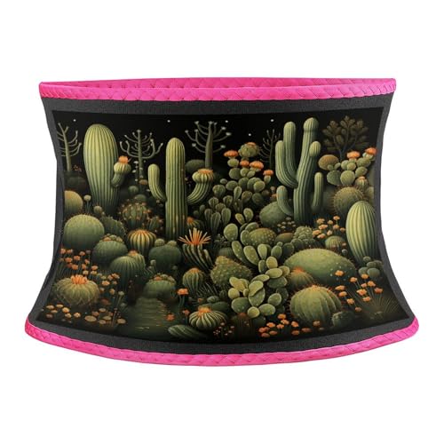 Faja Reductora Cintura Estampada Cactus Verde Unisex miniatura 1