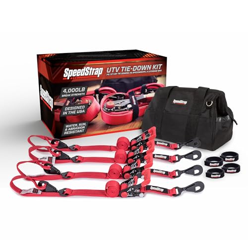 Arrimage à cliquet UTV anti-glisse SpeedStrap pour transporter sans abîmer