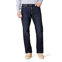 Amazon Essentials Mens Straight-Fit Bootcut Jeans - Discontinued Colours, Dark Blue Vintage, 36W / 34L