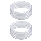 DAVCO Clear Braided Plastic Vinyl Tubing Flexible High Pressure Reinforced PVC Hose
