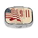 Produktbild 911 America Patriot Day Pillenetui für Mädchen Pillenetui Metall Tablet Halter Wallet Organizer Tasche oder Geldbörse