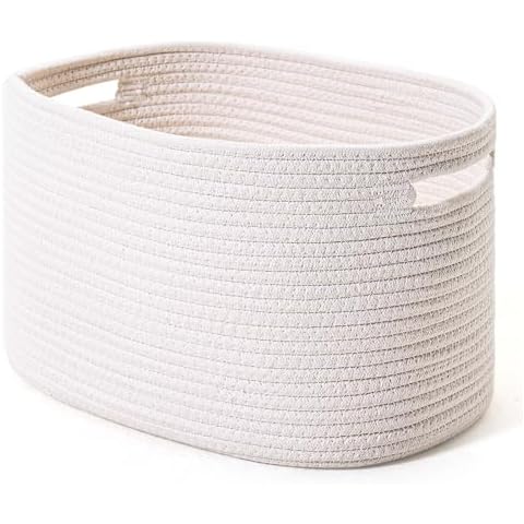 Large Cotton Rope Storage Basket by Gflyyue Cover