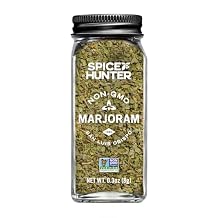 Spice Hunter Mediterranean Marjoram Leaves, 0.3-Ounce Glass Jar