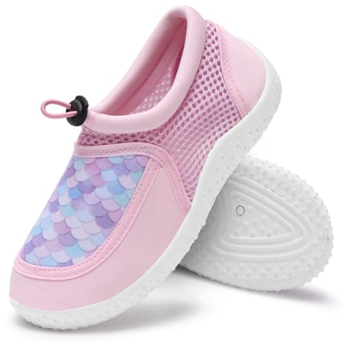 Image of WateLves Kids Water Shoes for Boys and Girls Quick Dry Barefoot Aqua Socks Beach Swim Pool Shoes Toddler Little Kid to Big Kid