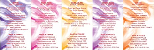 Charrier Parfums Pack Collection de 5 Eaux de Parfum Miniatures, Multicolore, Fruité, 53.13 ml - Image 3