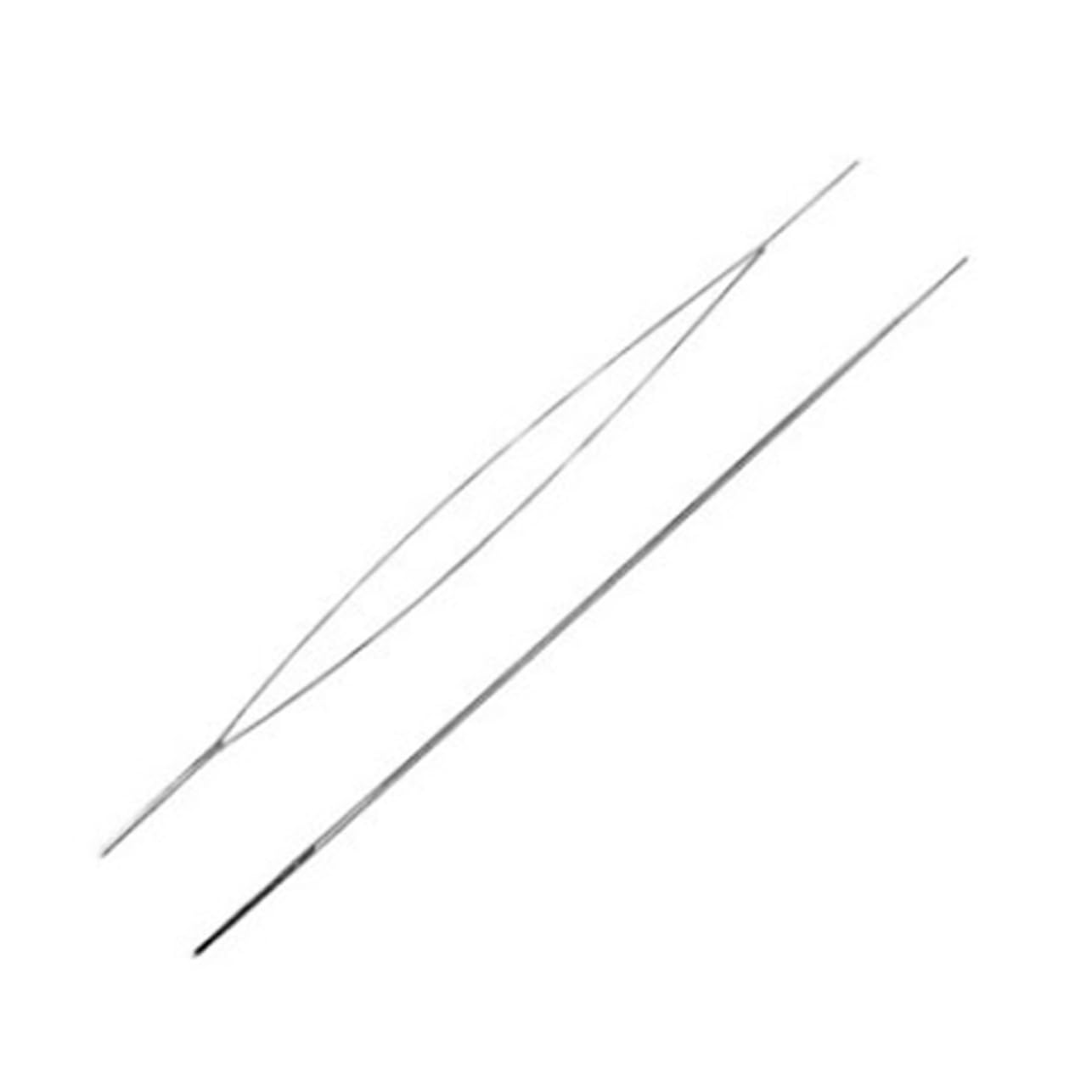 Gogogmee Sewing Needles for Beading 18pcs Handwork Beading Needles Kit with Storage Bottle Red Cover for DIY Jewelry Making