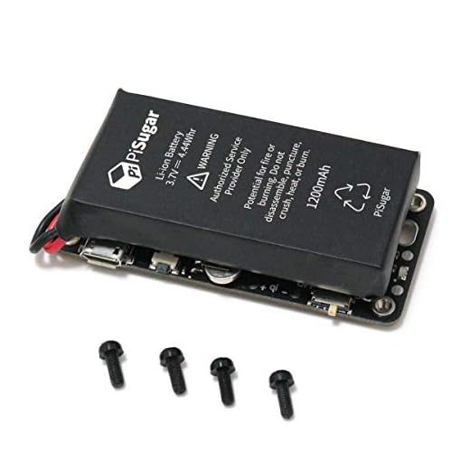 Pisugar 2 Portable 1200 mAh UPS Lithium Battery Power Module for Raspberry Pi-Zero W/WH Model Accessories (Not Include Raspberry Pi)