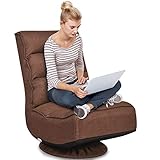 ★ Ergonomisches Design ★ Der Bodenstuhl ist hauptsächlich mit einem dicken Schwamm gefüllt und mit Leinen umwickelt, der hochelastisch und bequem ist. Die breite Rückenlehne und der Sitz bieten bequemen Halt für Rücken und Hüften. Ohne die Zurückhaltung von den Armlehnen ist der Dehnungsbereich des Körpers breiter.