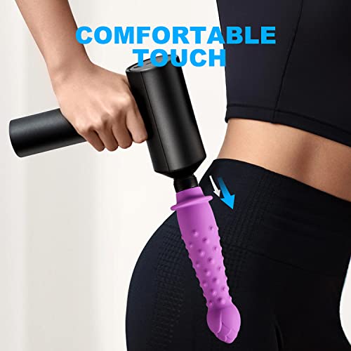 Gesan Massage Gun Heads, Deep Tissue Massager Attachments, Portable Muscle Massage Gun，Theragun Mini，Fascia Gunheads #TOP5