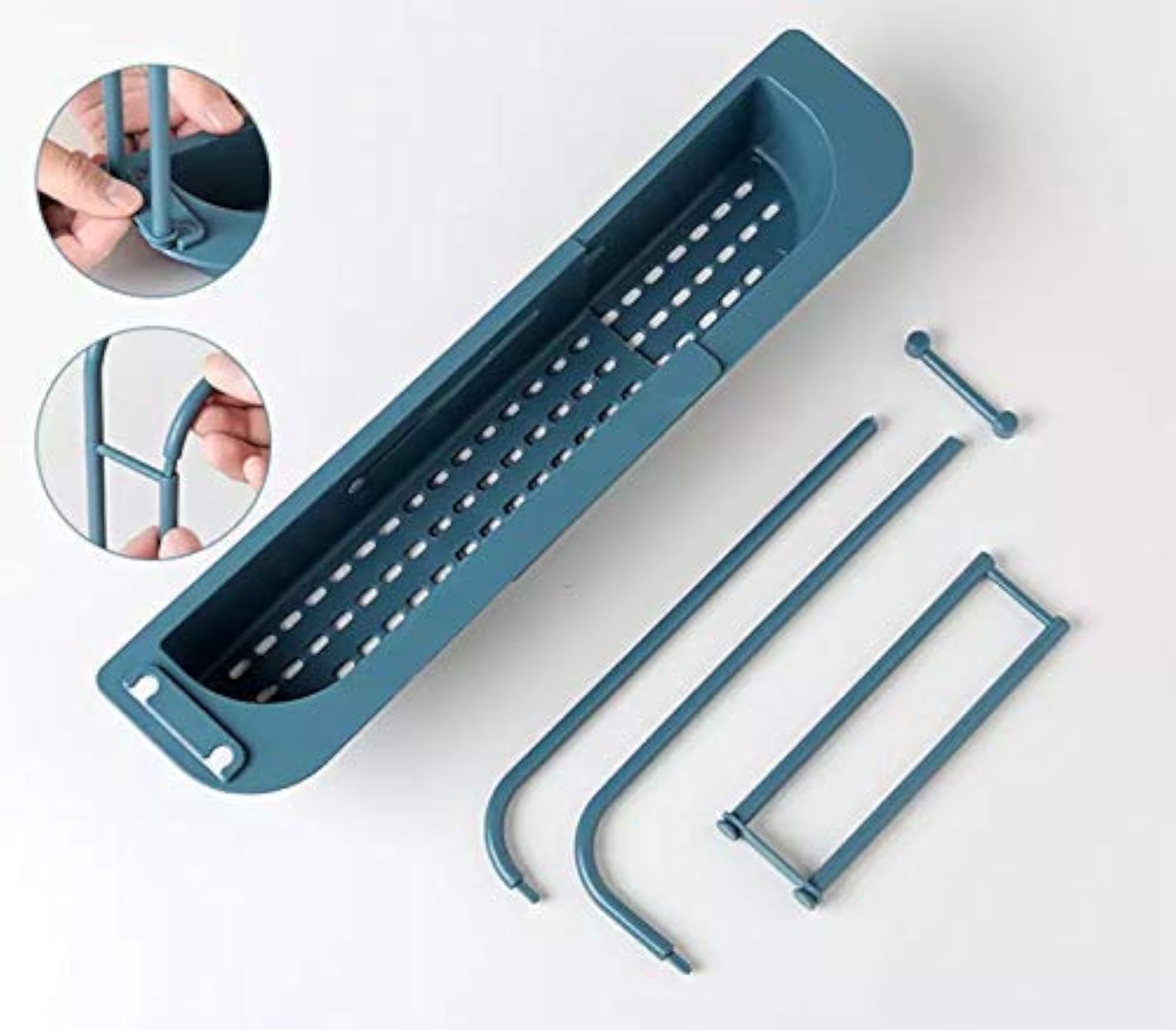 Kitchen Sink Storage Shelf, Adjustable Faucet Rack