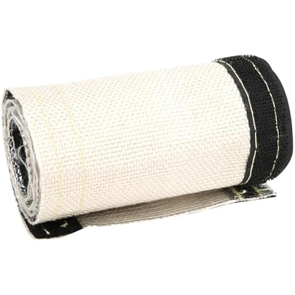 HEEPDD Izolowany wąż w Wysokiej Temperaturze Mm Szary Biały Aluminizowany Rękaw Ciepła dla Chłodzenia Drutu 1/2 Cala