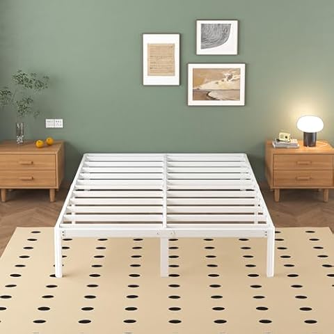 Lutown-Teen Super King Bed Frame with Rounded Corners Cover