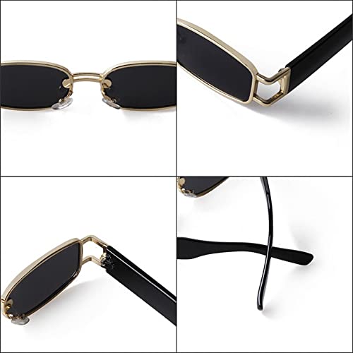 Lunettes de soleil rectangle LVTFCO verres clairs pour fatigue visuelle