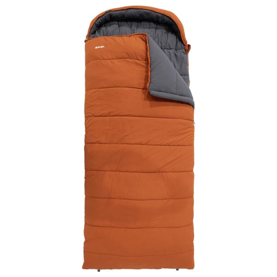 Vango Stellar 3 Season Square Sleeping Bag Grande – Harissa Orange