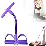 21 Fitness Resistance Bands-6 Tube Pedal Ankle Puller | 2025 Upgrade 6-Level Elastic Exercise Bands...
