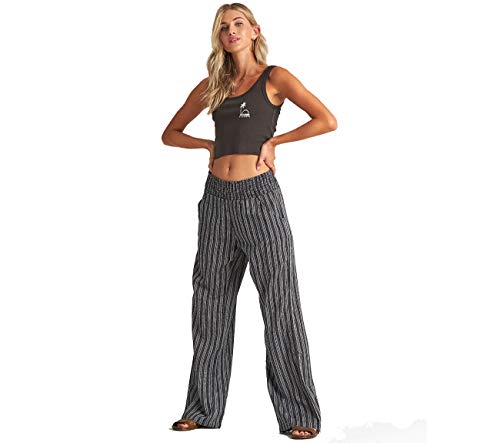 Billabong Women's New Waves Stripe Pant Black Small