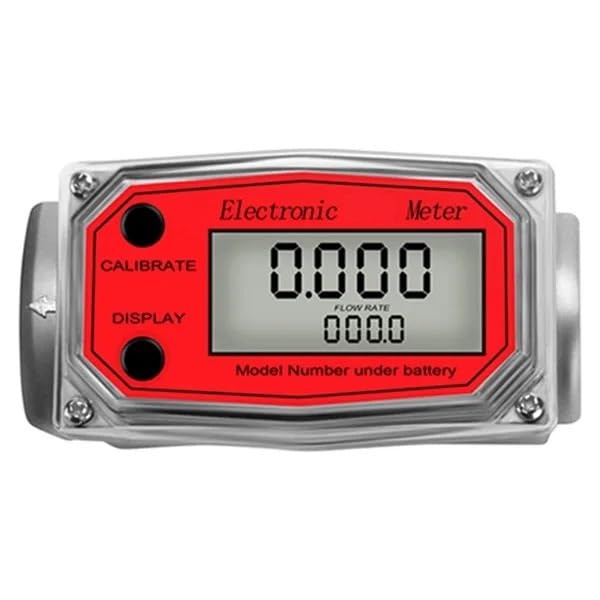 Débitmètre numérique LCD en alliage d'aluminium pour mesure précise de débit de carburant diesel