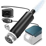 水中ポンプ小型 マキタ18Vバッテリー互換性 12V 120W 流量30L/分 揚程5m スイッチ式 軽量 汚水ポンプ 排水ポンプ 水槽給排水/ガーデニング/地下室/プール/灌漑/洗車に最適（バッテリー別売）