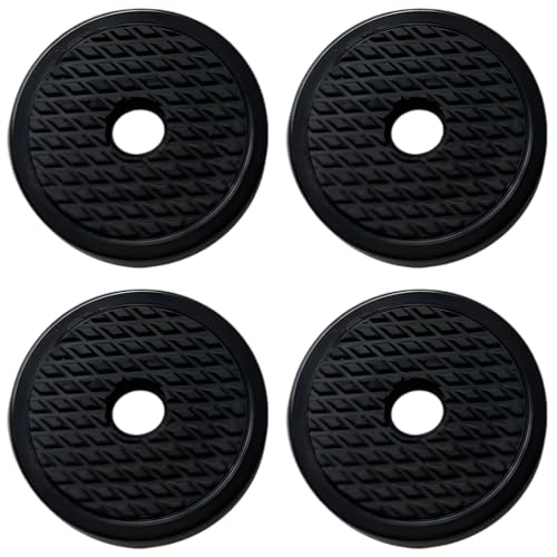 4 Stück 1/4 Zoll Kamera Aluminiumlegierung Weibliches Rändelrad – Gewinde Adapter Mutter Kontermutter für Mikrofonstativ Zubehör – 1/4 Zoll Mutter 28 mm