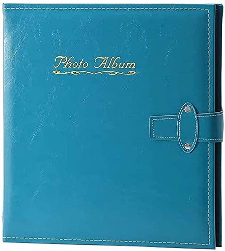 Album photo de mariage et famille en cuir bleu grand format 800 photos 6 pouces