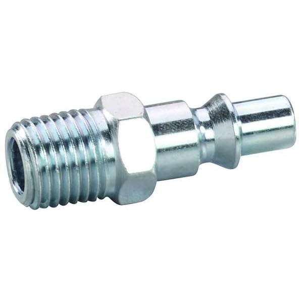 Speedaire, 30E716, Coupler Plug, (M)NPT, 1/4, Steel