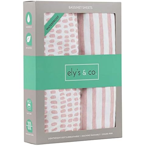 Ely's & Co. Waterproof Bassinet Sheets Cover