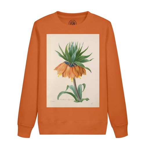 Sweat enfant motif fleurs vintage idéal pour l'école et les sorties nature