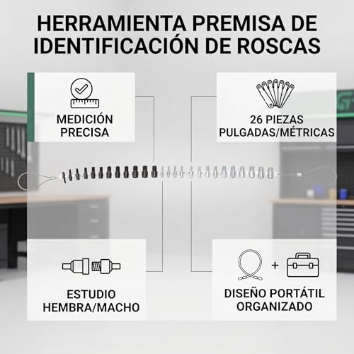 Medidor de tornillos Truper 18 Imagen adicional