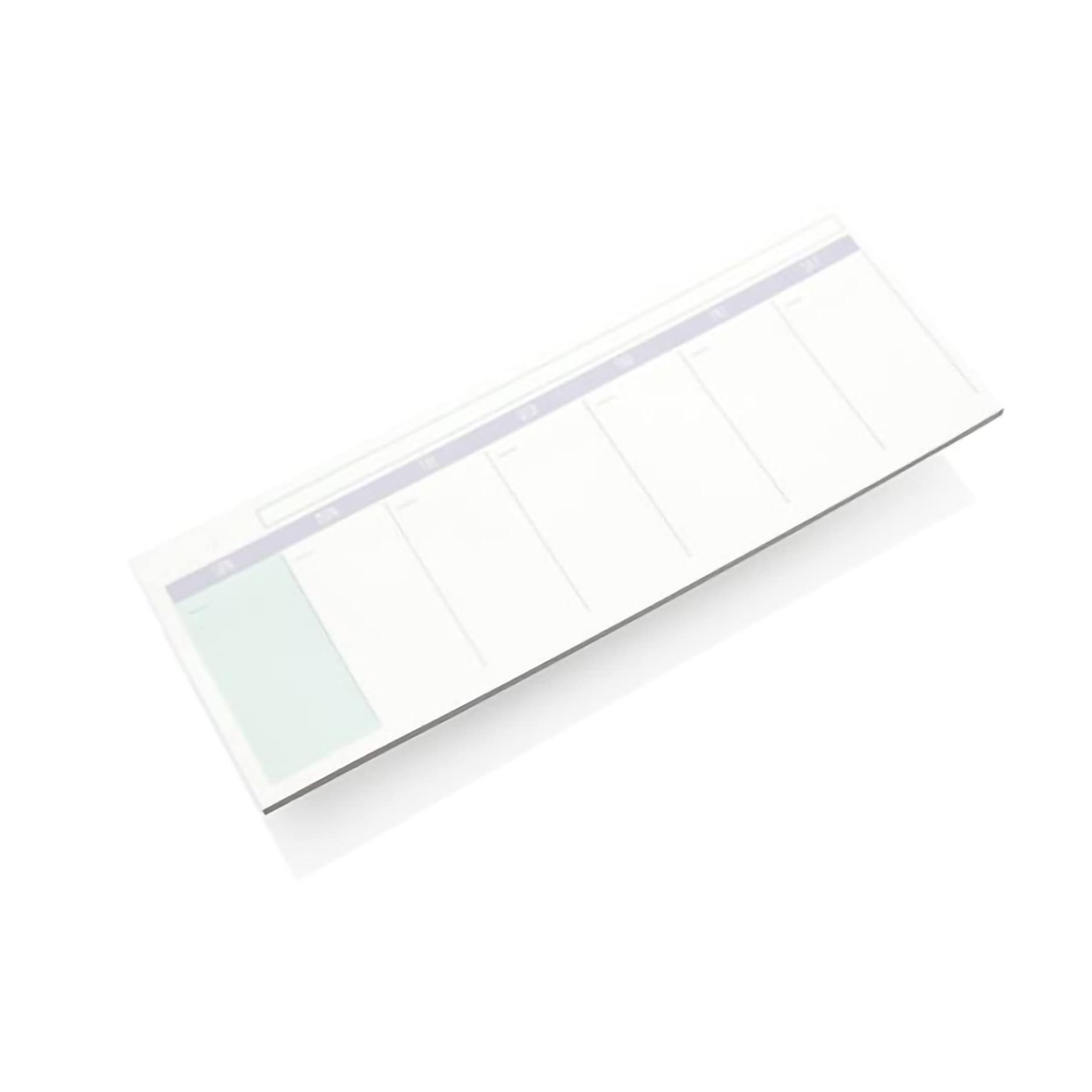 Premier Stationery Stik-ie Weekly Planner. Sticky at a glance weekly scheduler. 202x76mm. 30 pieces.