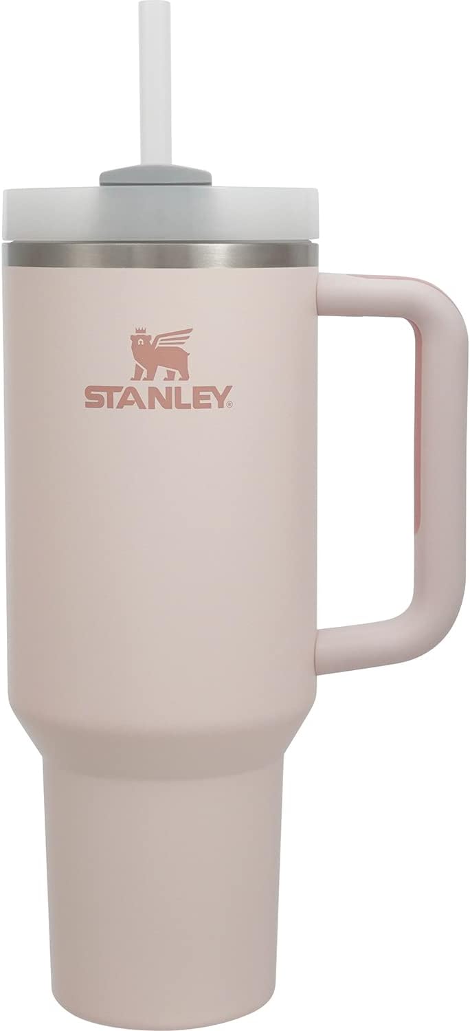 Stanley H2.0 Vacuum Quencher, 3.6 gal (1.18 L), Charcoal Water Bottle, Cold Insulation, Stainless Steel, Straw Mug, Outdoor, Dishwasher Safe